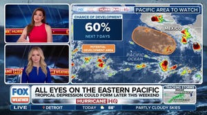 Development chances increase for area of disturbed weather in Eastern Pacific