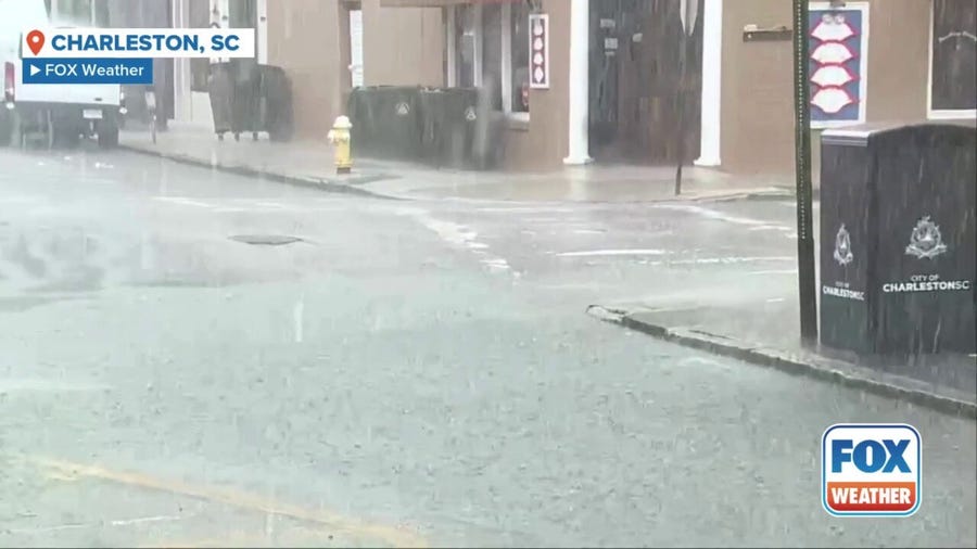 Watch: Heavy rains plague Charleston amid soaking storms