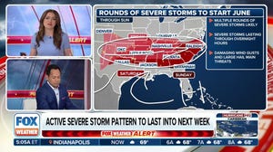 Severe storms persist into weekend for Plains, South and Southeast