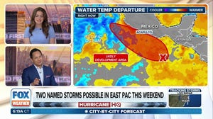 Two named storms possible in Eastern Pacific this weekend