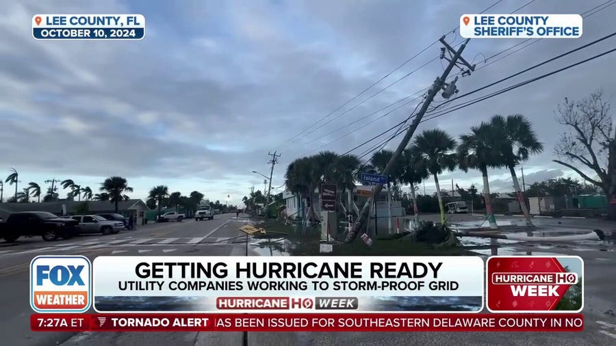 How do utility companies prepare for hurricane season?
