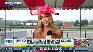 Abby Hornacek reports from the Belmont Stakes 