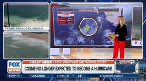 Cosme, Barbara continue to weaken in eastern Pacific