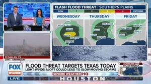 Flash flood threat grows in Plains, Upper Midwest