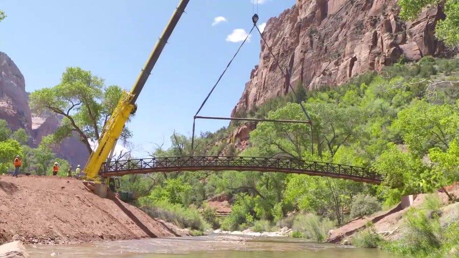 Zion National Park bridge reopens after landslide forced it to close for 2 years