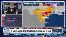 Flash flood threat in Plains remains for this week