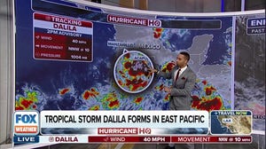 Tropical Storm Dalila forms in Eastern Pacific