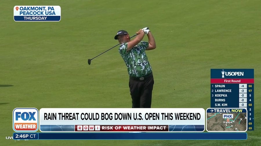 Risk of Weather Impact on U.S. Open, MLB games