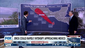 Tropical Storm Erick forecast to rapidly intensify into hurricane