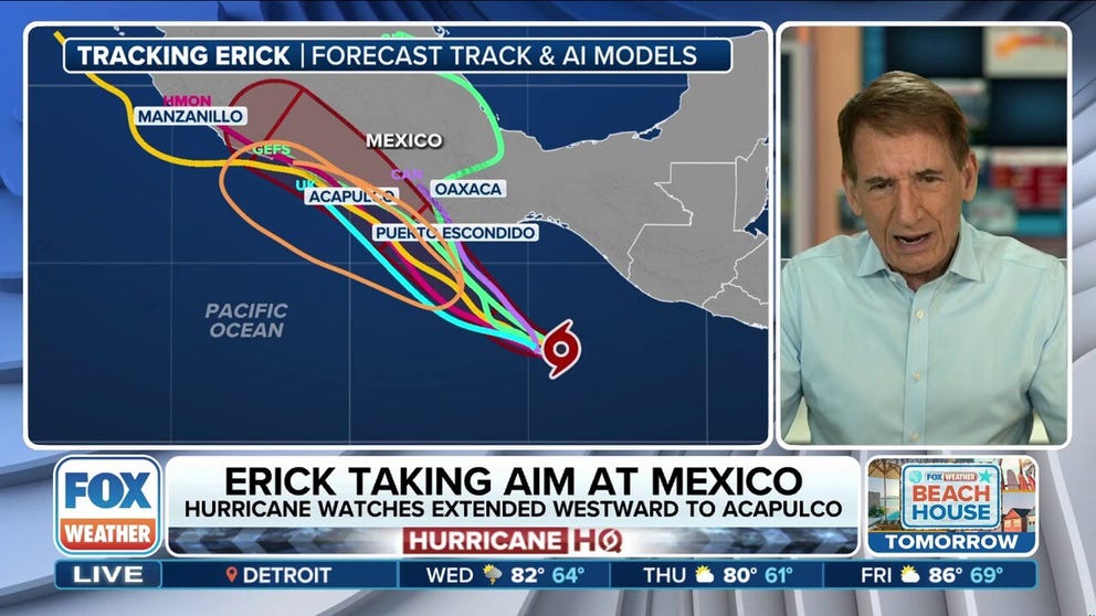 Tropical Storm Erick takes aim at Mexico, forecast to become hurricane ...