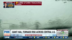 FOX Weather Exclusive Storm Tracker spots hail falling over Kansas