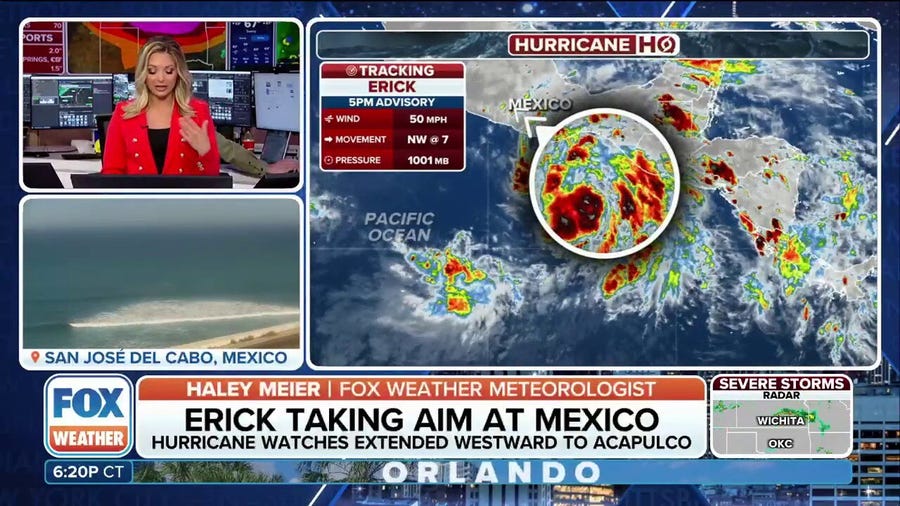 Erick taking aim at Mexico