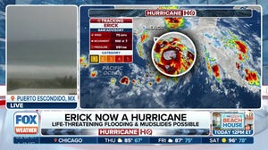 Erick strengthens into hurricane as southern Mexico braces for potentially life-threatening landfall on Thursday