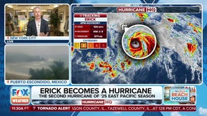 Hurricane Erick reaches Category 2 storm in Eastern Pacific with 100 mph winds