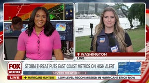 Severe storms target East Coast with potentially damaging winds, flooding