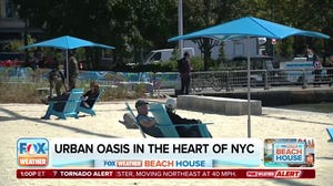 FOX Weather Beach House: The hidden beach in New York City