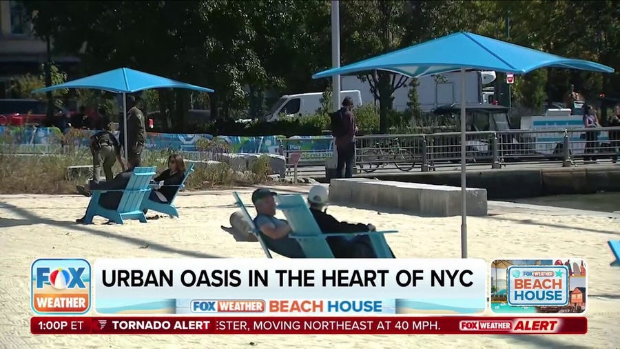 FOX Weather Beach House: The hidden beach in New York City