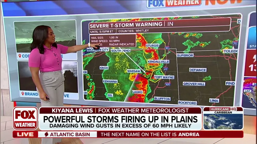 Severe weather taking aim at Plains & Midwest