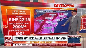 First major heat wave of the season on the way