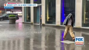 Thunder cracks in New York City as storms move into the Northeast