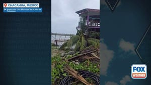 Damage reported in Mexico after Hurricane Erick's landfall