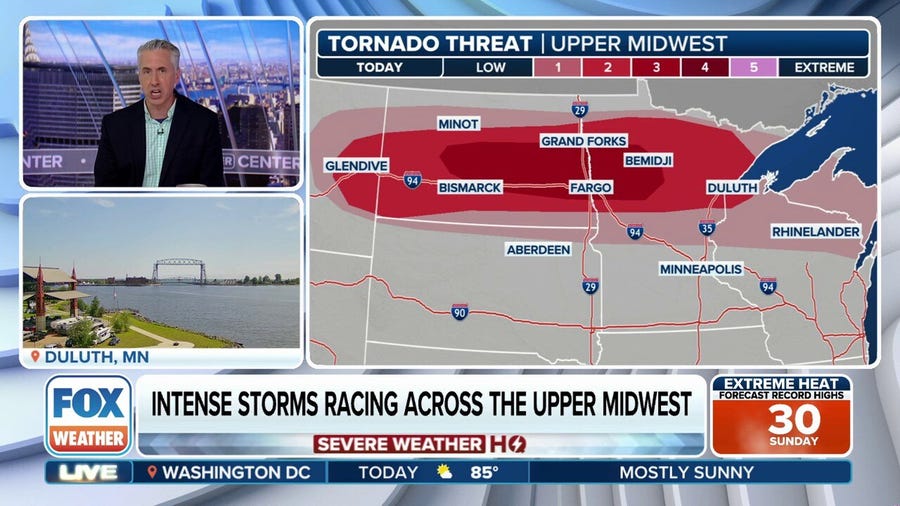Intense storms to race across Northern Tier, Upper Midwest on Friday