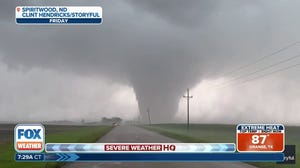 Intense tornado caught swirling in North Dakota