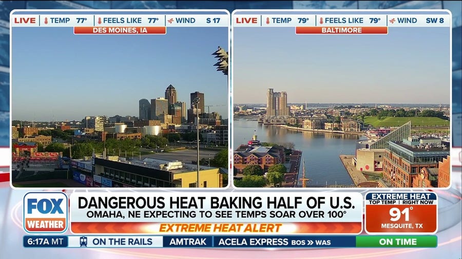 Extreme heat to bake Eastern US this week
