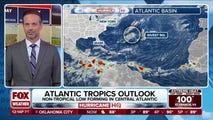 Invest 90L monitored for tropical development in central Atlantic this week