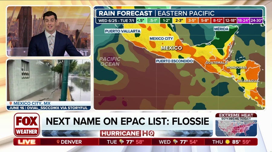 Next tropical system expected to develop in Eastern Pacific Ocean this week