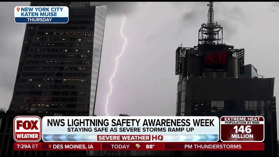 Lightning Safety Awareness Week kicks-off Monday