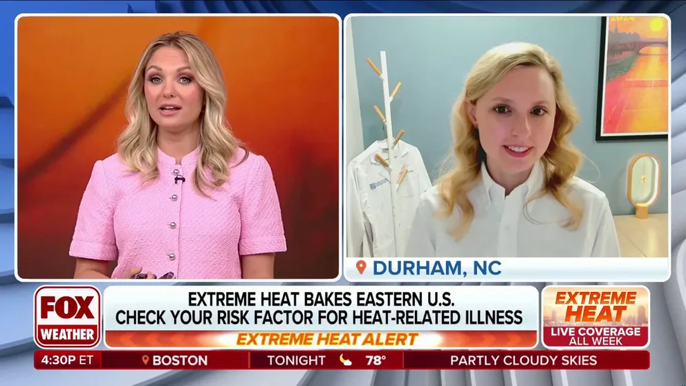 Dr. Lauren Siewny, of Duke University Hospital, discusses ways to keep yourself cool during dangerous heat. She also talks about the symptoms of a heat-related illness.