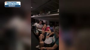 Watch: Amtrak passengers sweat on train after getting stuck in Baltimore tunnel during heat wave
