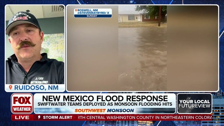 Las Cruces Fire Department responds to New Mexico floods