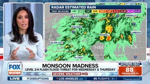 Monsoonal moisture continues to plague New Mexico with rounds of rain