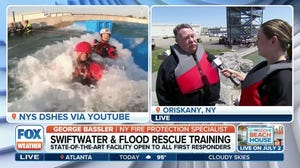 State-of-the-art complex helps first responders learn swift-water rescue techniques
