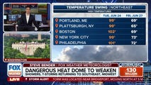 Heat dome to weaken, bringing relief for Northeast