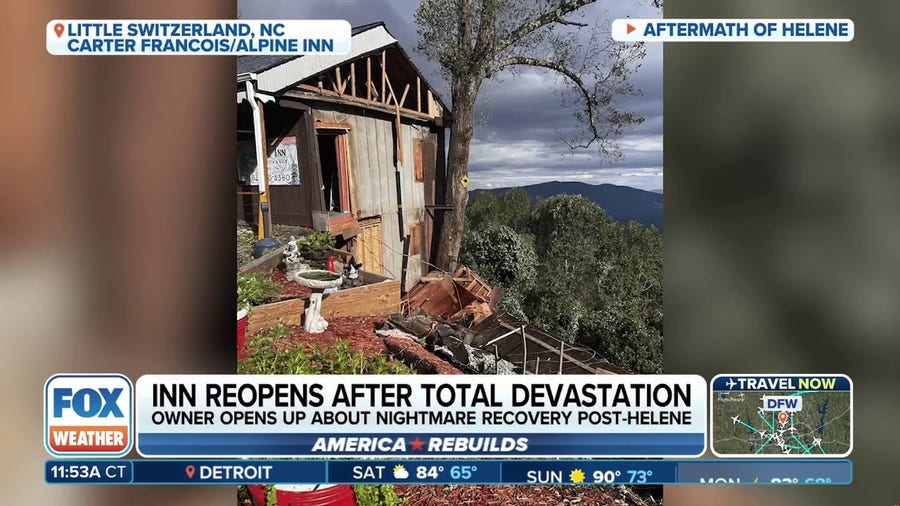 North Carolina Inn reopens 9 months after Helene's fury