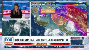 Invest 91L near Mexico could impact Texas 