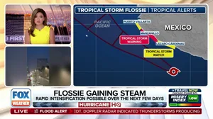 Tropical Storm Flossie in Eastern Pacific to become hurricane Monday or Tuesday