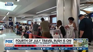 Severe weather creates travel mess, delays for July Fourth