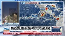 Tropical Storm Flossie continues to strengthen in Eastern Pacific