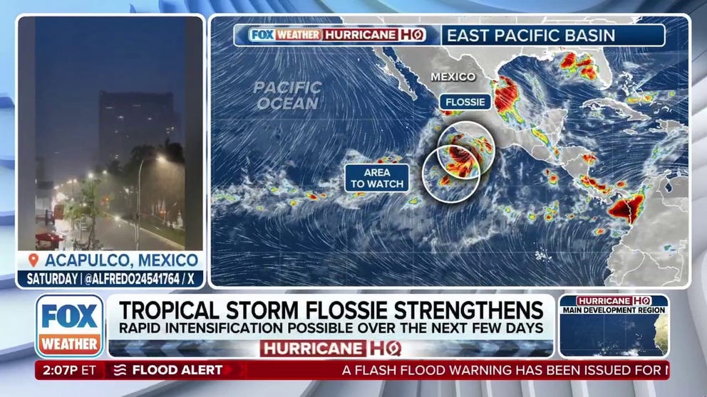 Tropical Storm Flossie continues to strengthen in Eastern Pacific ...