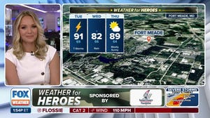 Weather for Heroes: Thunderstorms give way to sunshine in Fort Mead this week