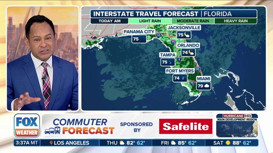 Safelite commuter forecast: Stormy weather ahead for Southeast, Southwest and mid-Atlantic