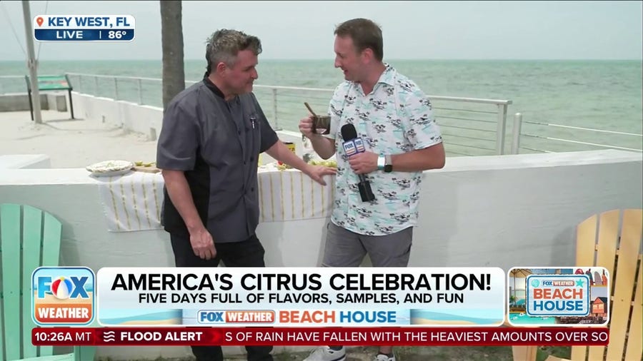 FOX Weather Correspondent Robert Ray is live all day from Key West, Florida, as the area celebrates the annual Key Lime Festival