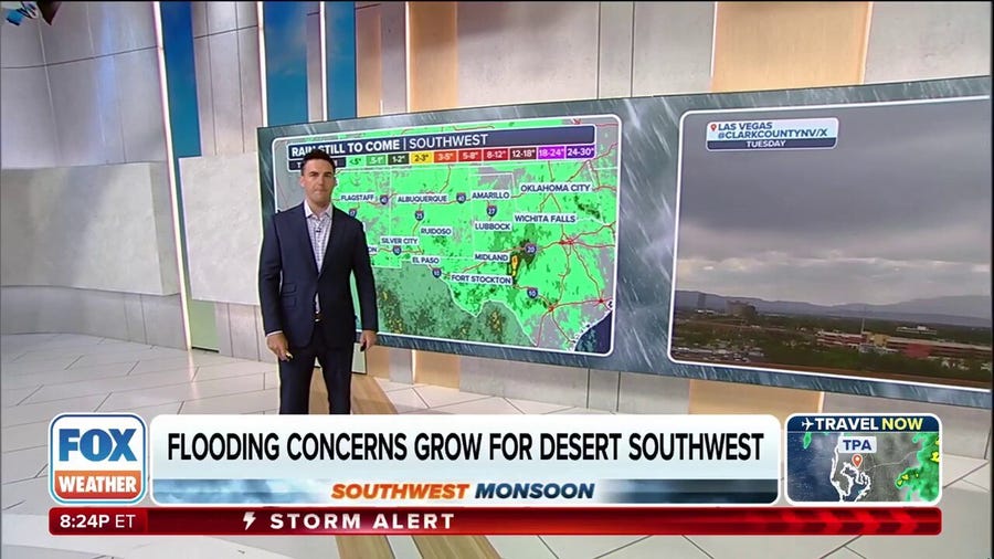 Monsoon season fires up in the Southwest