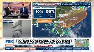 Tropically infused storms drenching Florida, Southeast