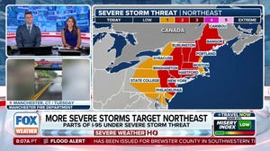 Severe storms bubbling up in Northeast for Thursday evening commute