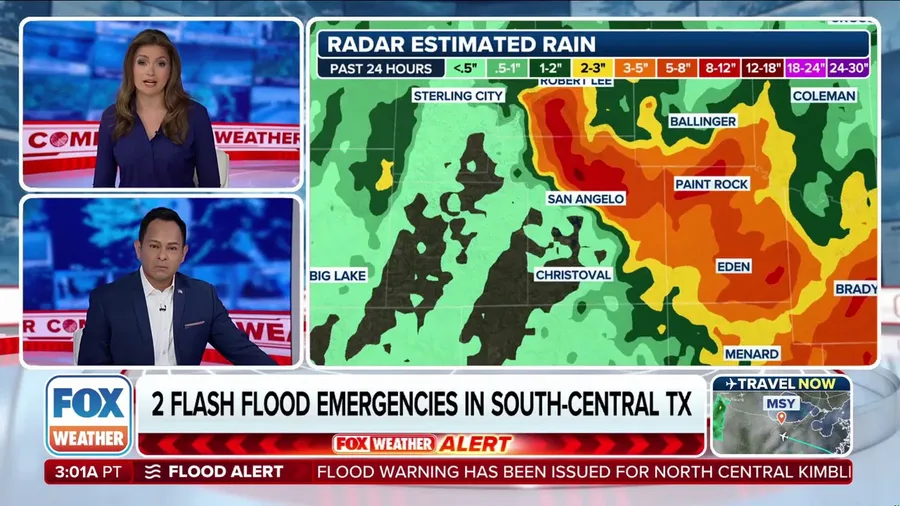 Catastrophic flooding slams Texas on Friday morning